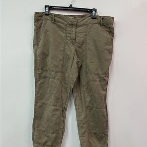 J Crew Olive Green Casual Pants Size 14